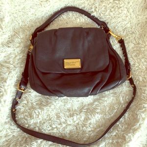 Marc by Marc Jacobs Black & Gold Leather Handbag